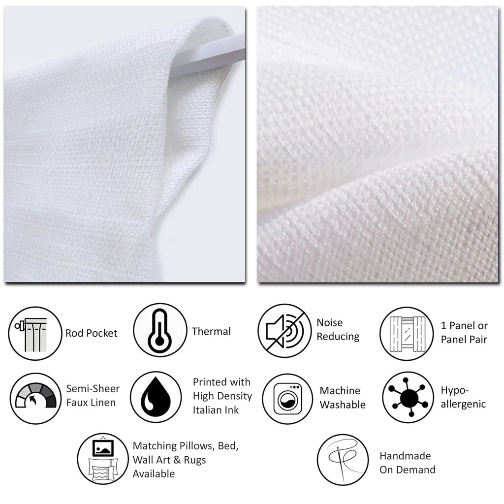 Gold glittering lines pattern - Mid-Century Velvet Curtain - Room darkening - 1 panel