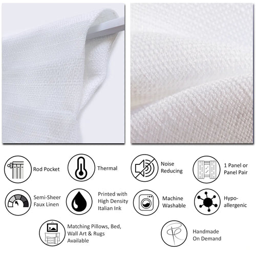 Gold glittering lines pattern - Mid-Century Velvet Curtain - Room darkening - 1 panel