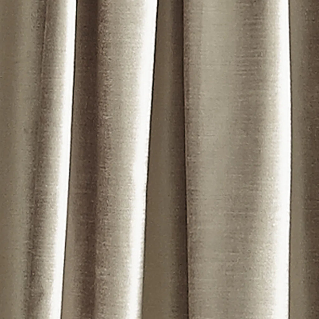 Modern Knotted Velvet Solid Room Darkening Rod Pocket Curtain Panels (Set of 2)
